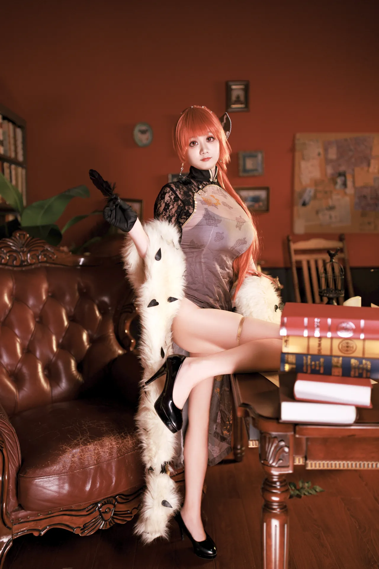 阿雪雪_yuki - 碧蓝航线 君主 旗袍-erohere11.webp