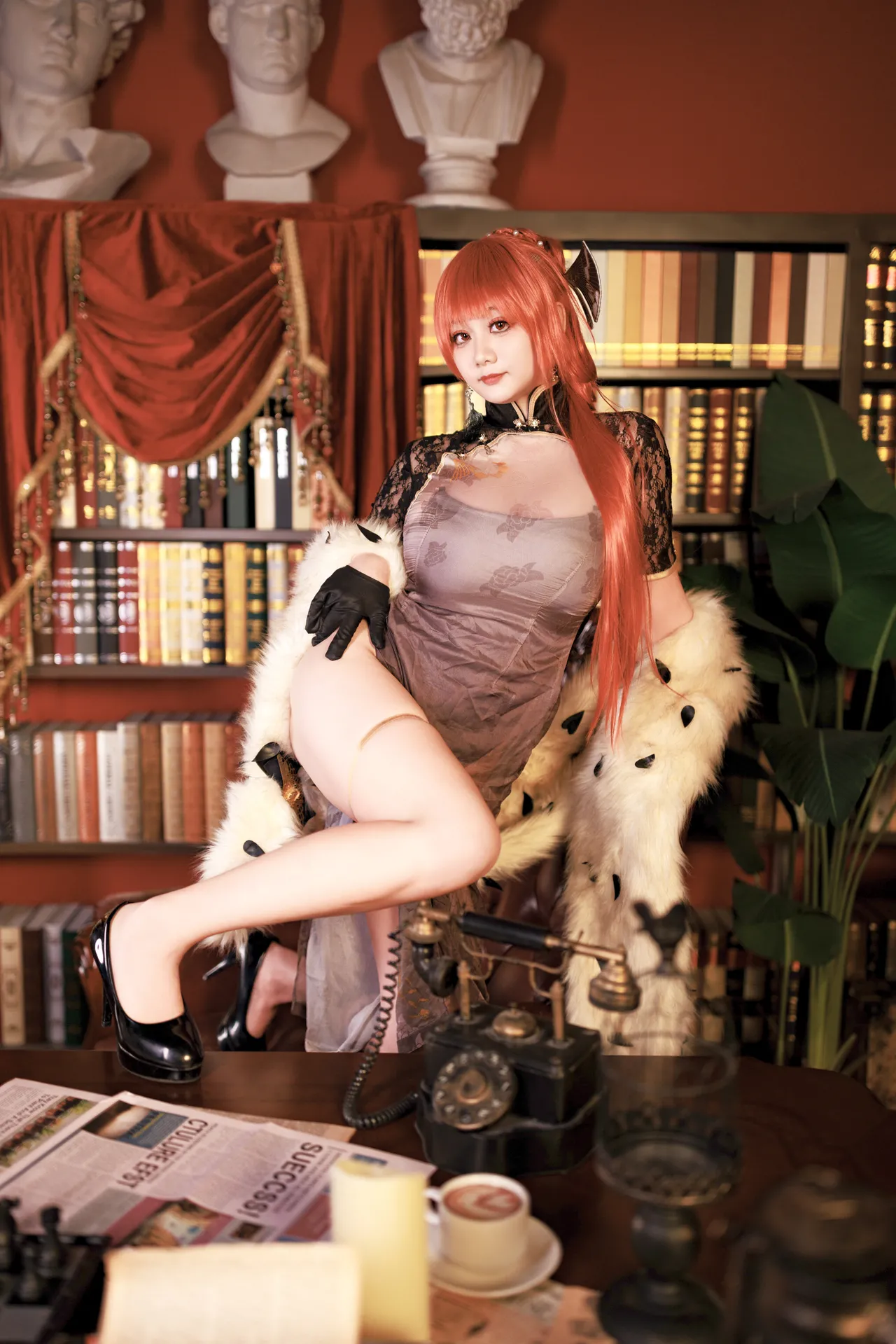 阿雪雪_yuki - 碧蓝航线 君主 旗袍-erohere20.webp