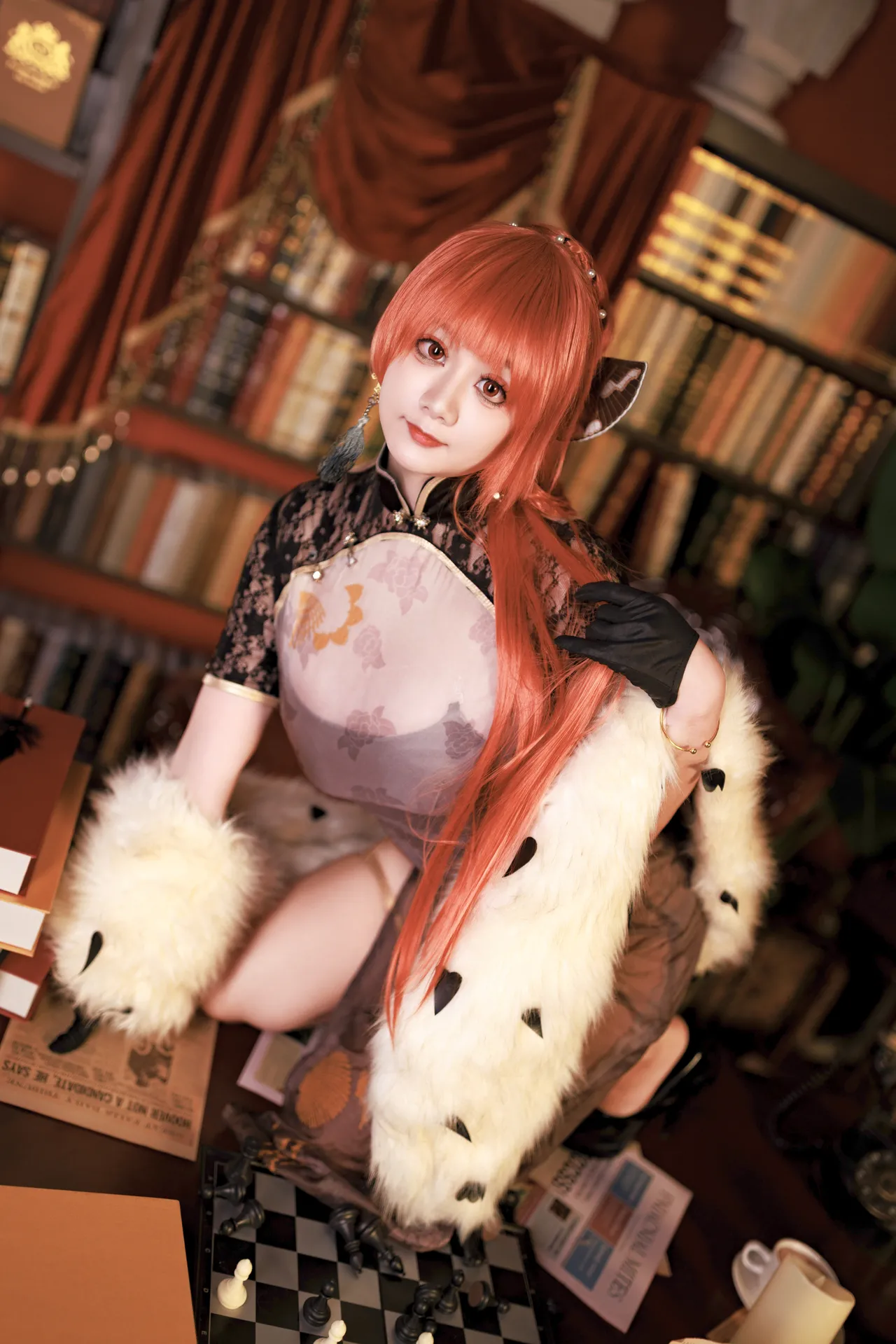 阿雪雪_yuki - 碧蓝航线 君主 旗袍-erohere25.webp