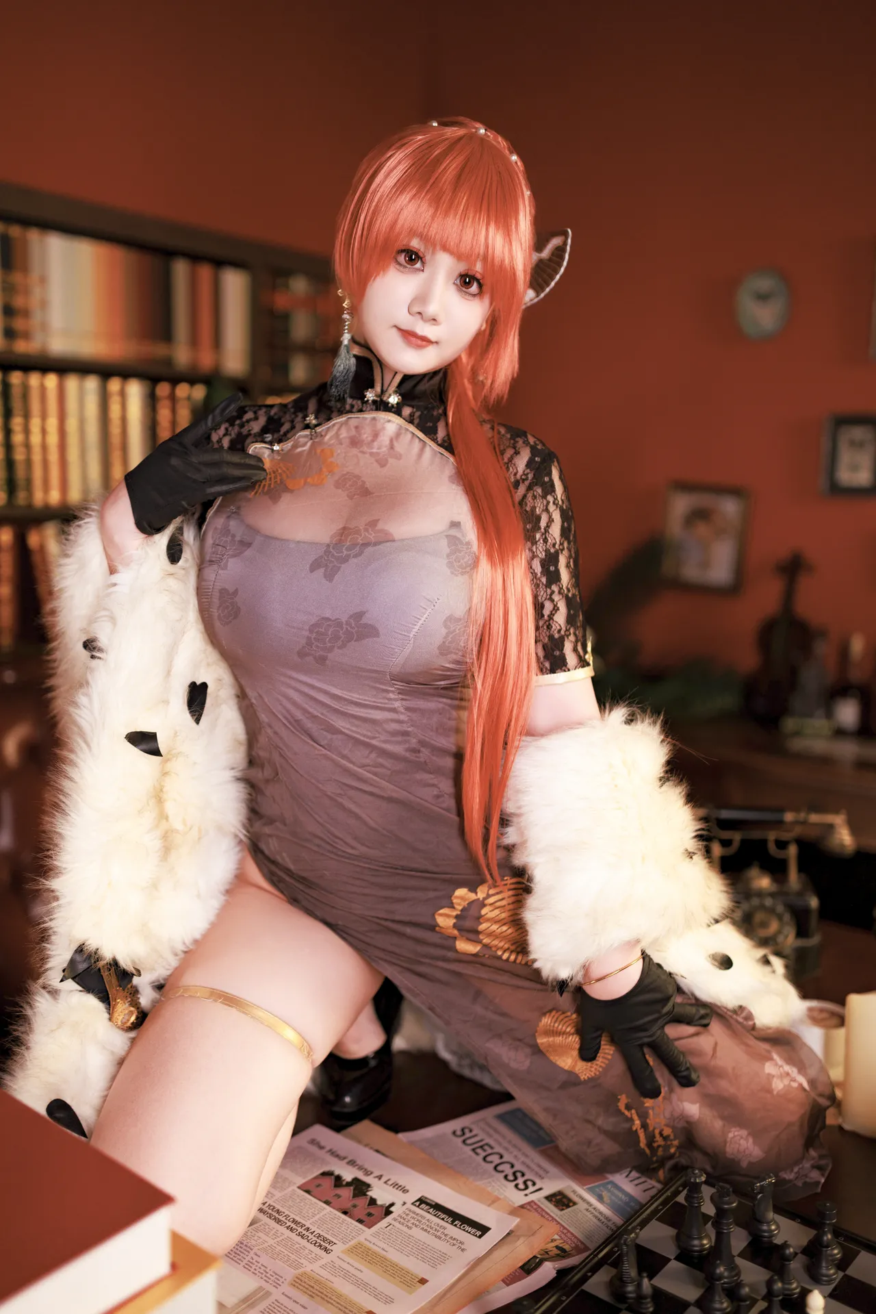 阿雪雪_yuki - 碧蓝航线 君主 旗袍-erohere30.webp