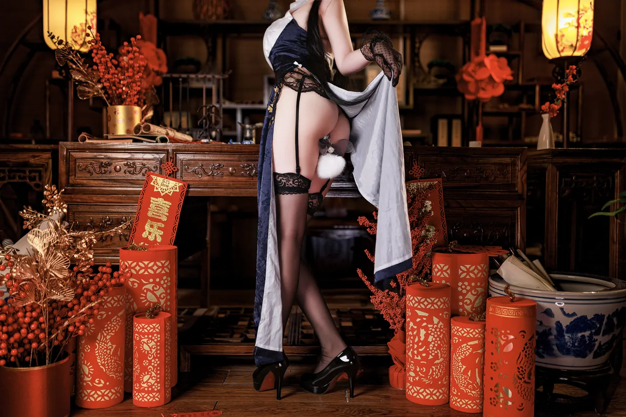 阿雪雪_yuki - 碧蓝航线 吾妻 旗袍-erohere17.webp