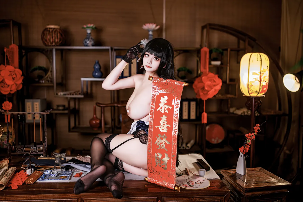 阿雪雪_yuki - 碧蓝航线 吾妻 旗袍-erohere47.webp