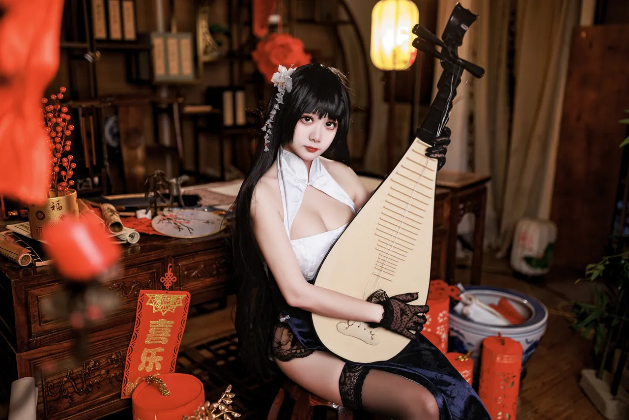阿雪雪_yuki - 碧蓝航线 吾妻 旗袍-erohere7.webp