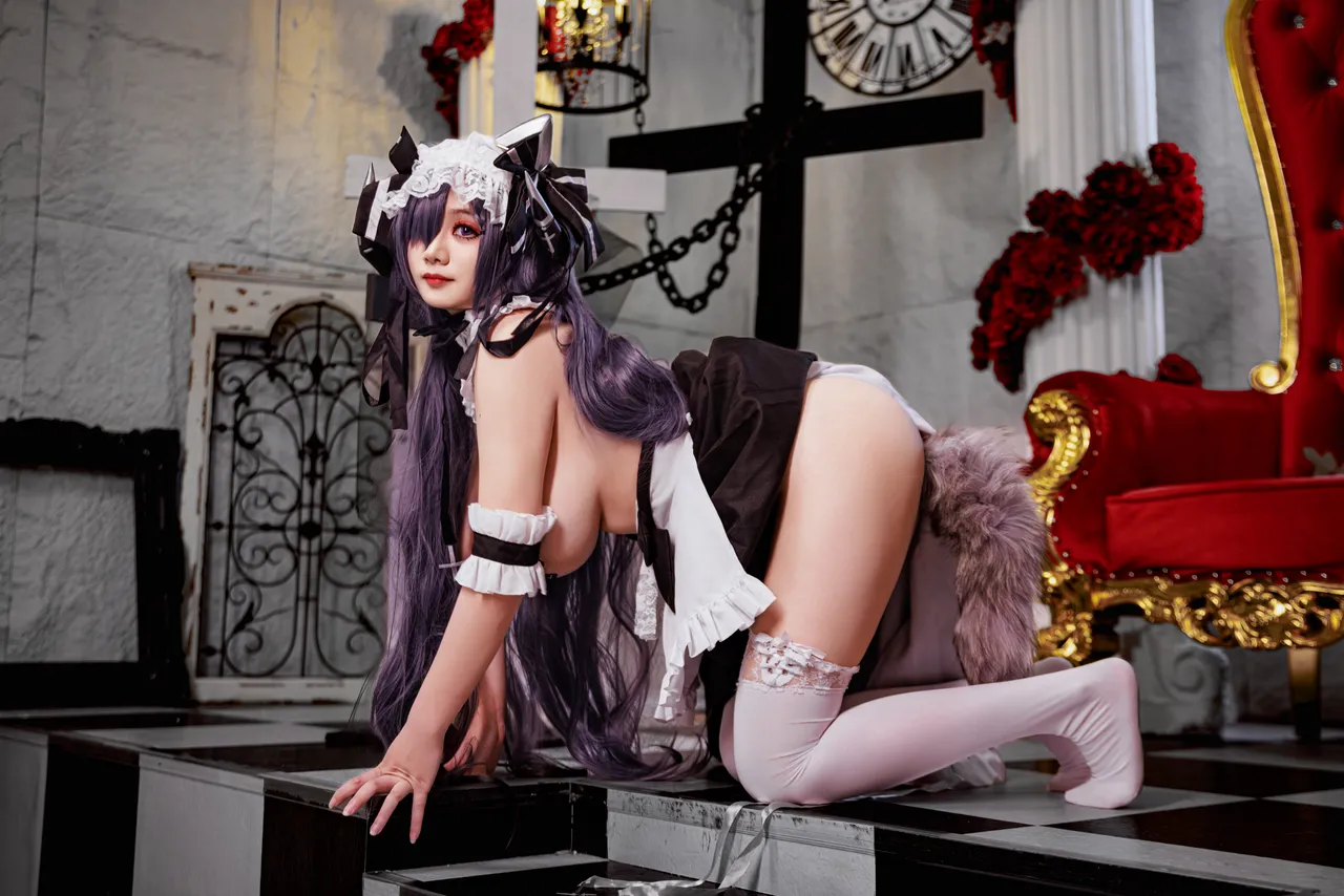 阿雪雪_yuki - 碧蓝航线 奥古斯特 女仆-erohere86.webp