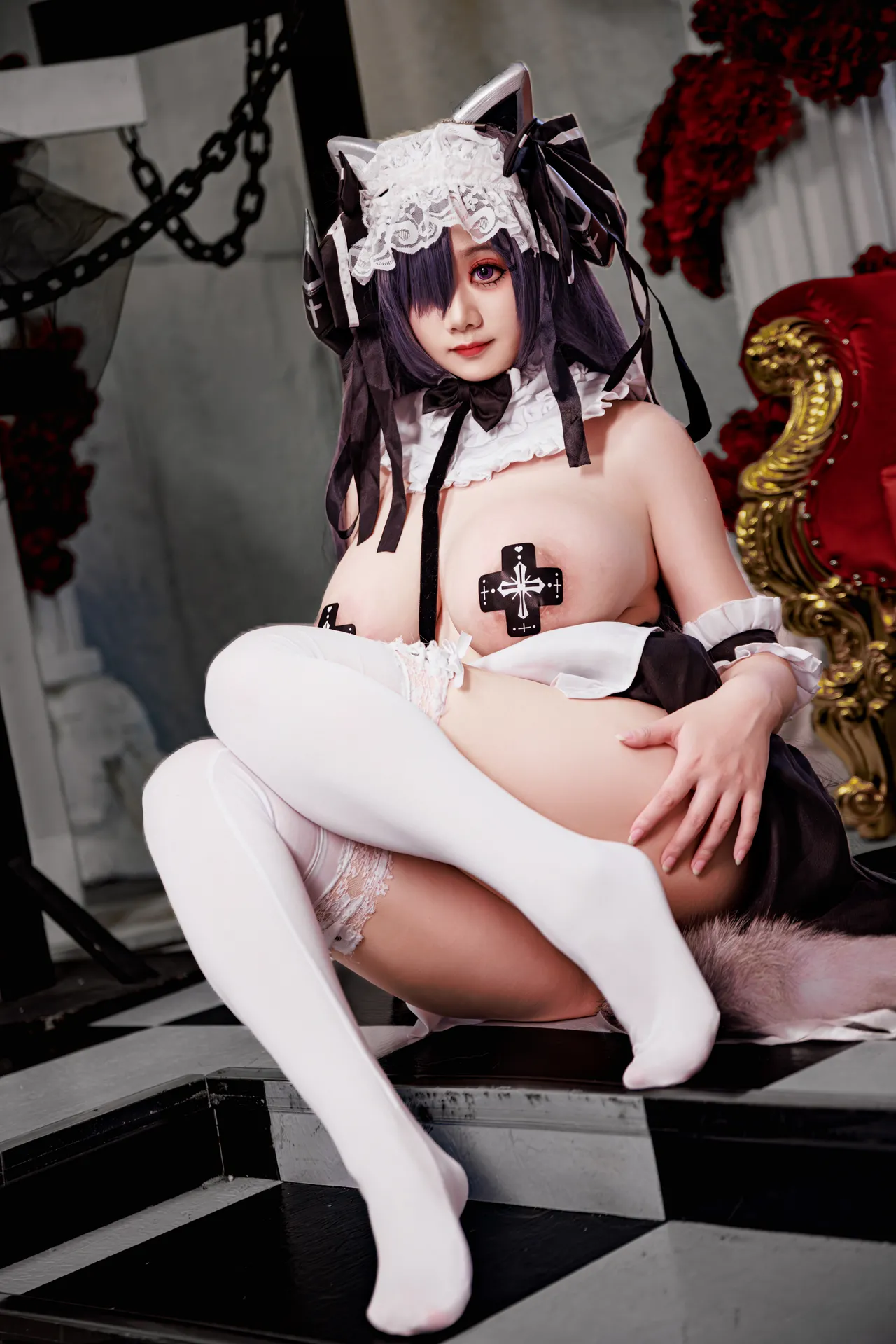 阿雪雪_yuki - 碧蓝航线 奥古斯特 女仆-erohere90.webp