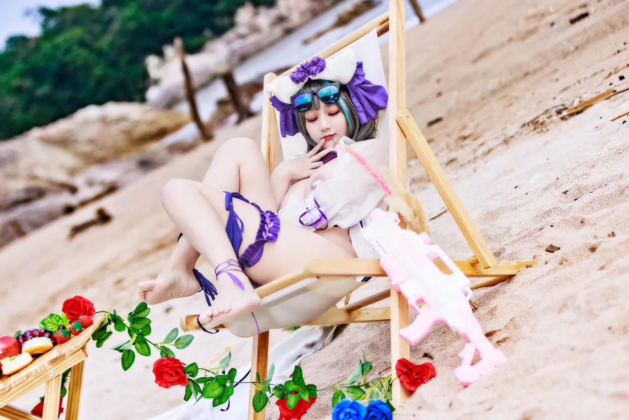 阿雪雪_yuki - 碧蓝航线 柴郡 泳装-erohere22.webp