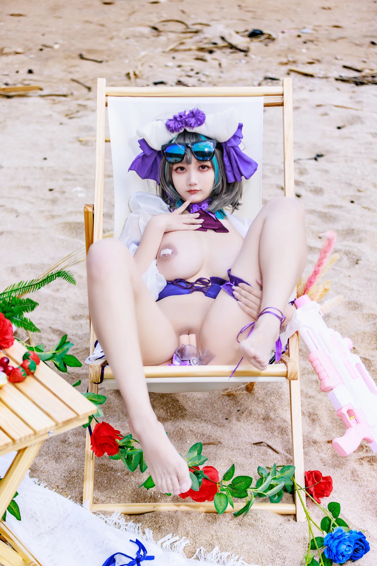 阿雪雪_yuki - 碧蓝航线 柴郡 泳装-erohere28.webp