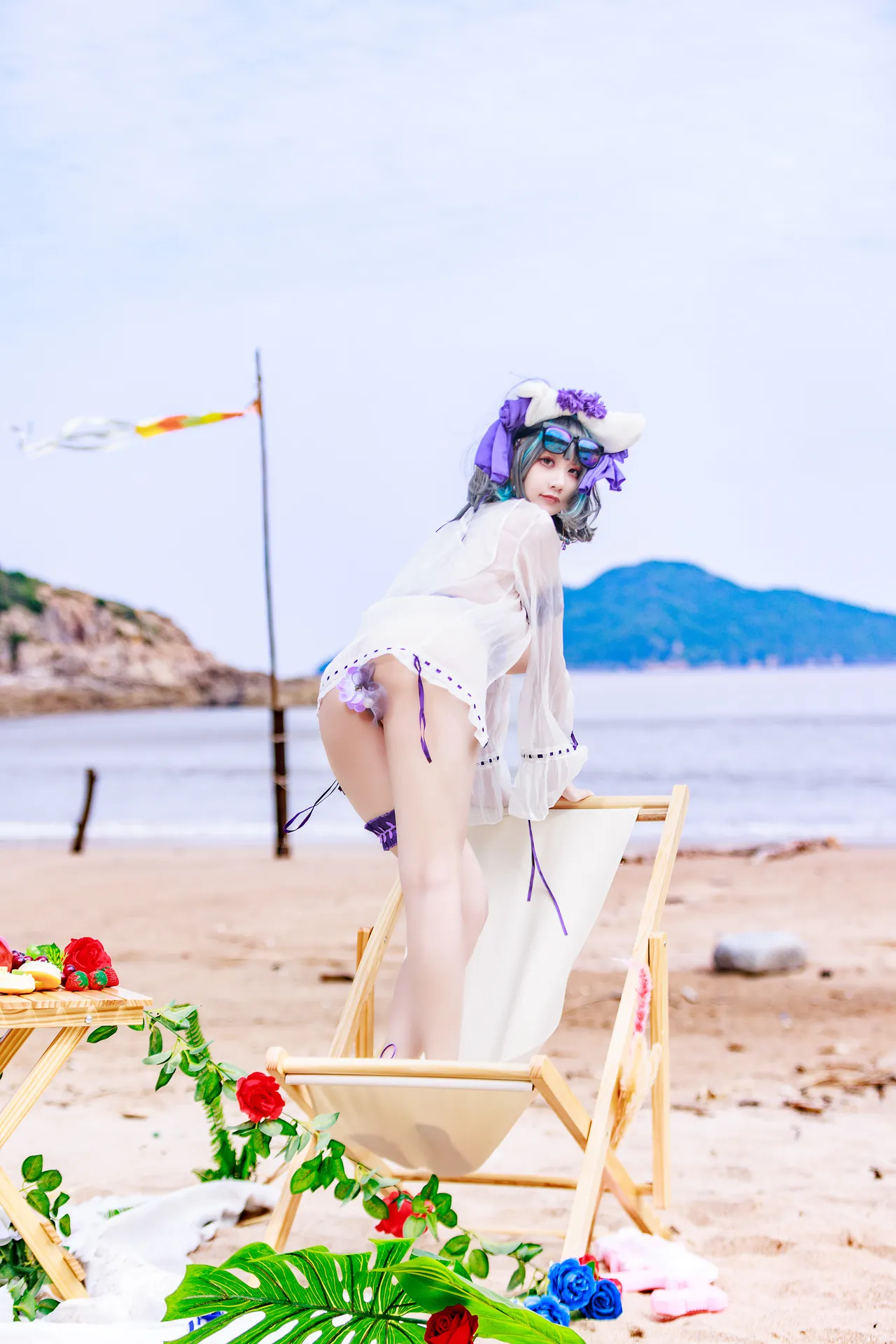 阿雪雪_yuki - 碧蓝航线 柴郡 泳装-erohere41.webp