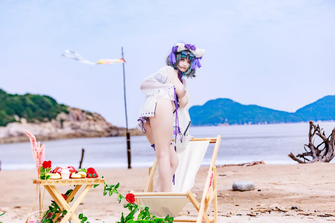 阿雪雪_yuki - 碧蓝航线 柴郡 泳装-erohere42.webp