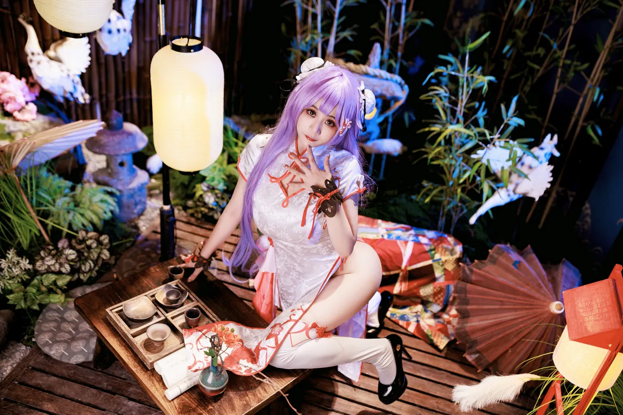 阿雪雪_yuki - 碧蓝航线 独角兽 旗袍-erohere10.webp