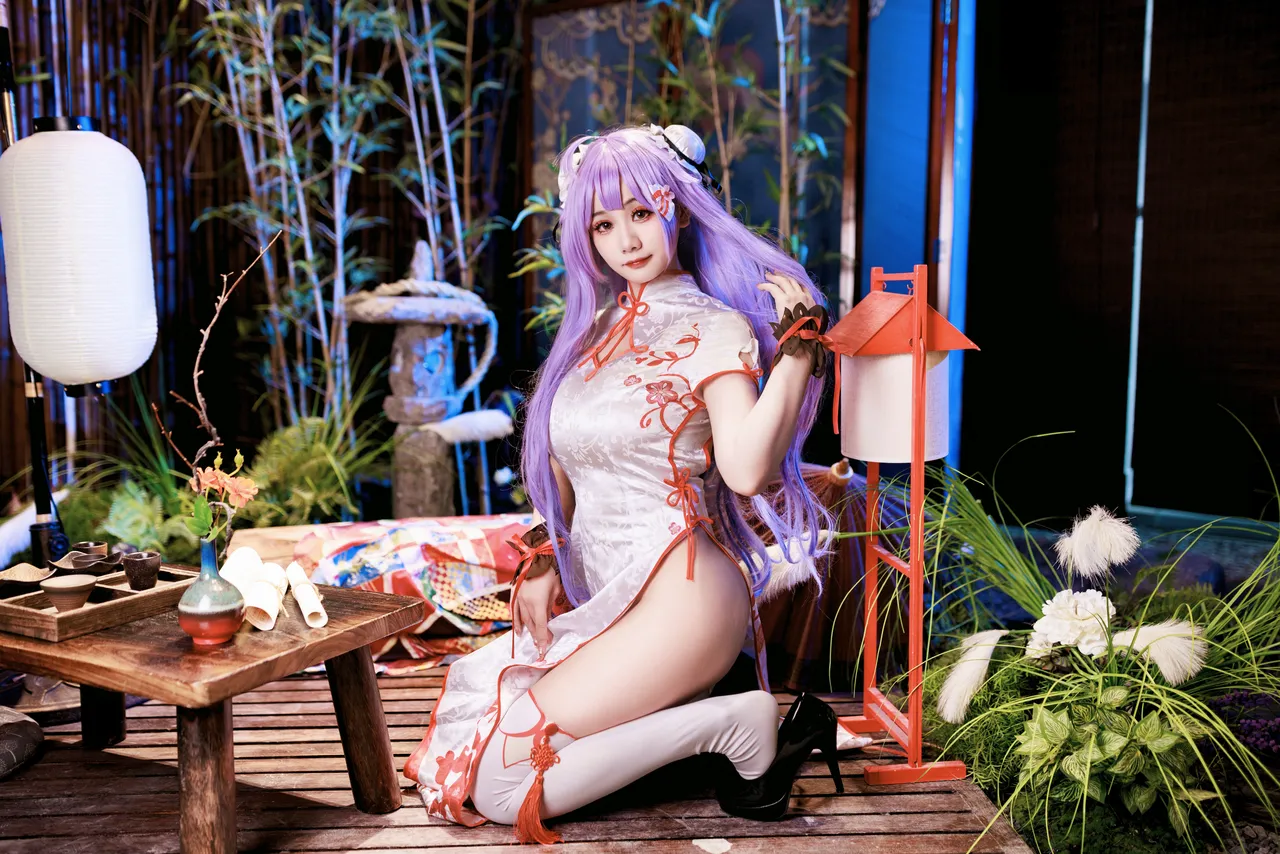 阿雪雪_yuki - 碧蓝航线 独角兽 旗袍-erohere2.webp