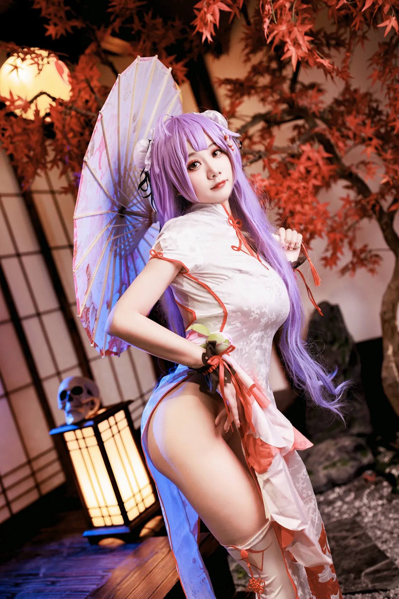 阿雪雪_yuki - 碧蓝航线 独角兽 旗袍-erohere24.webp