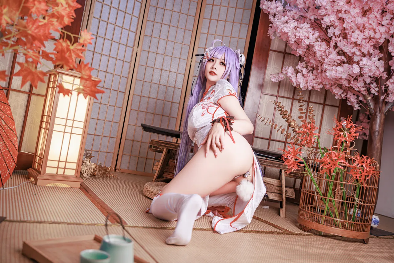 阿雪雪_yuki - 碧蓝航线 独角兽 旗袍-erohere28.webp