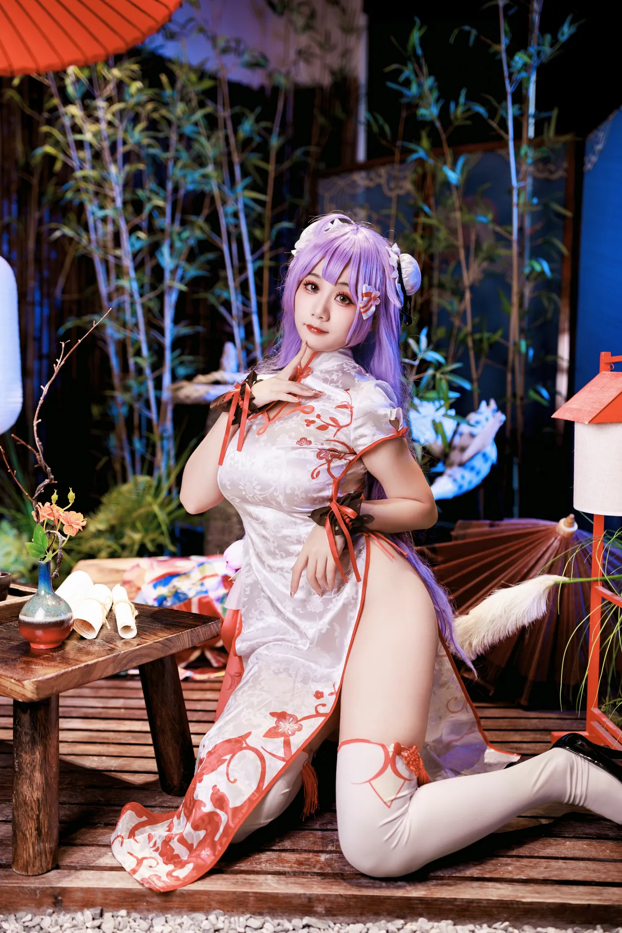 阿雪雪_yuki - 碧蓝航线 独角兽 旗袍-erohere3.webp