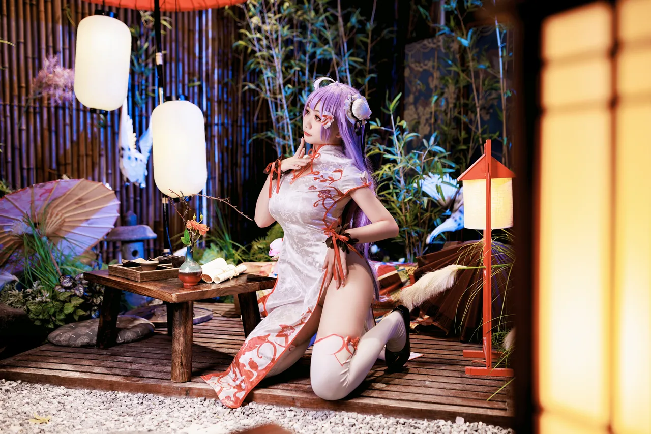 阿雪雪_yuki - 碧蓝航线 独角兽 旗袍-erohere4.webp