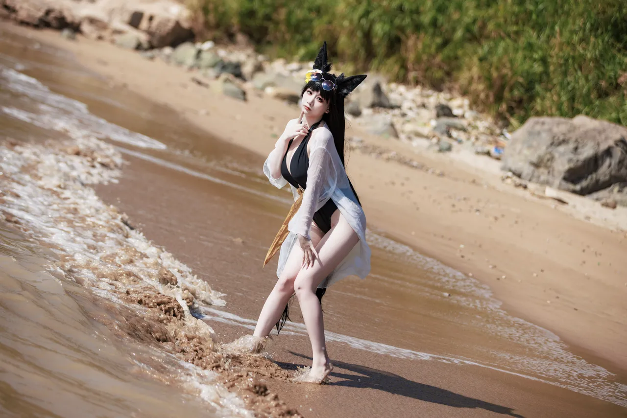阿雪雪_yuki - 碧蓝航线 纪伊泳装-erohere26.webp