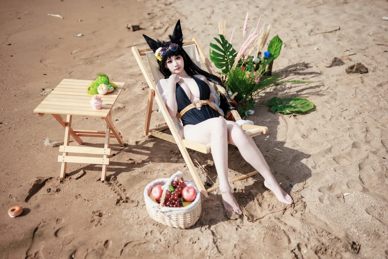 阿雪雪_yuki - 碧蓝航线 纪伊泳装-erohere31.webp