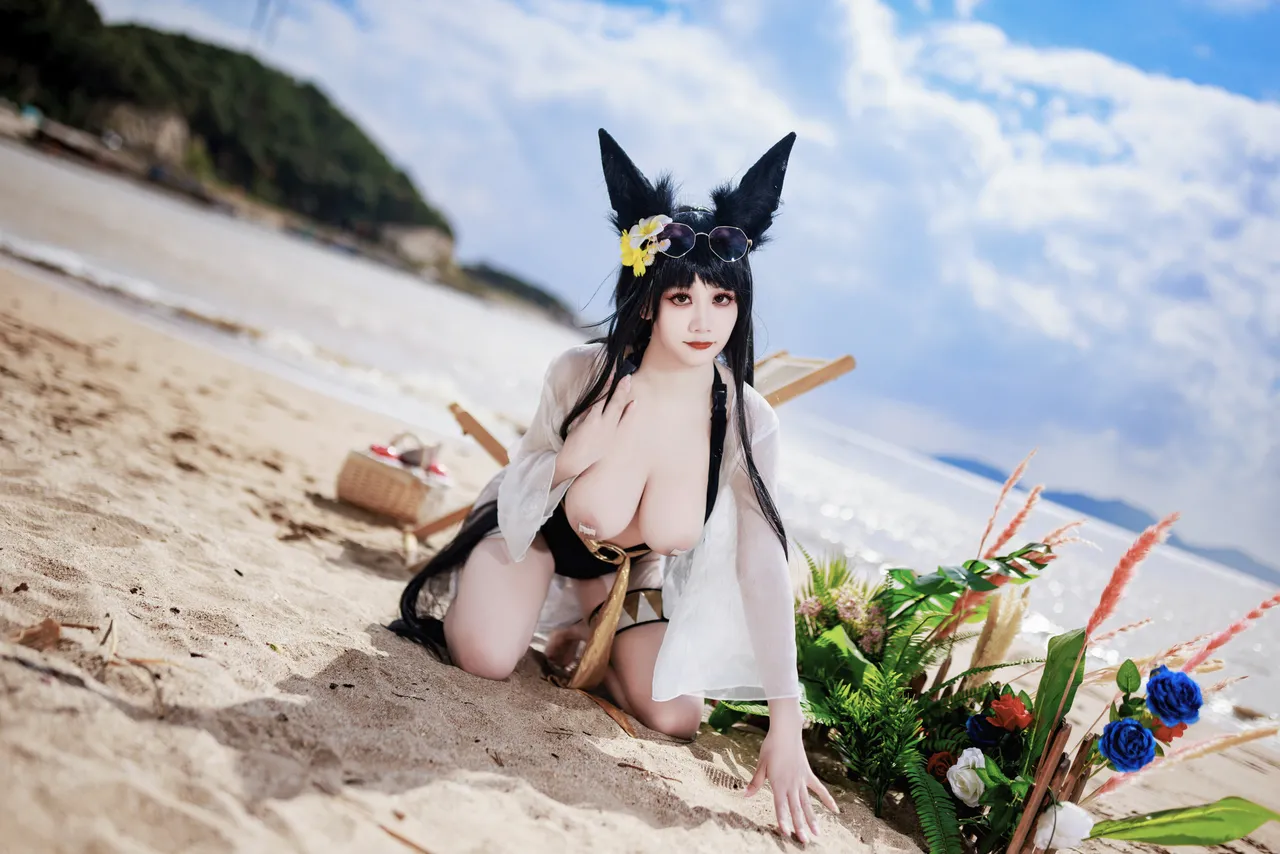 阿雪雪_yuki - 碧蓝航线 纪伊泳装-erohere89.webp