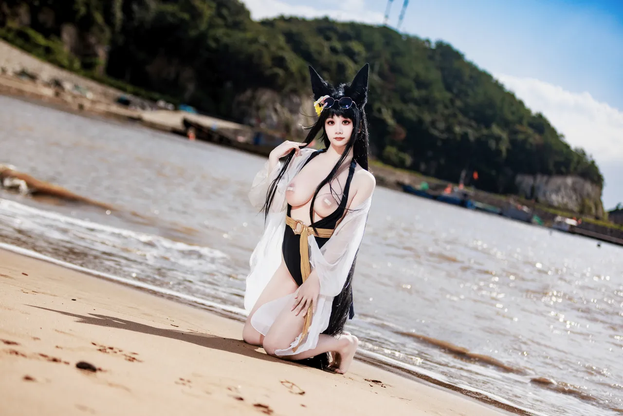 阿雪雪_yuki - 碧蓝航线 纪伊泳装-erohere92.webp