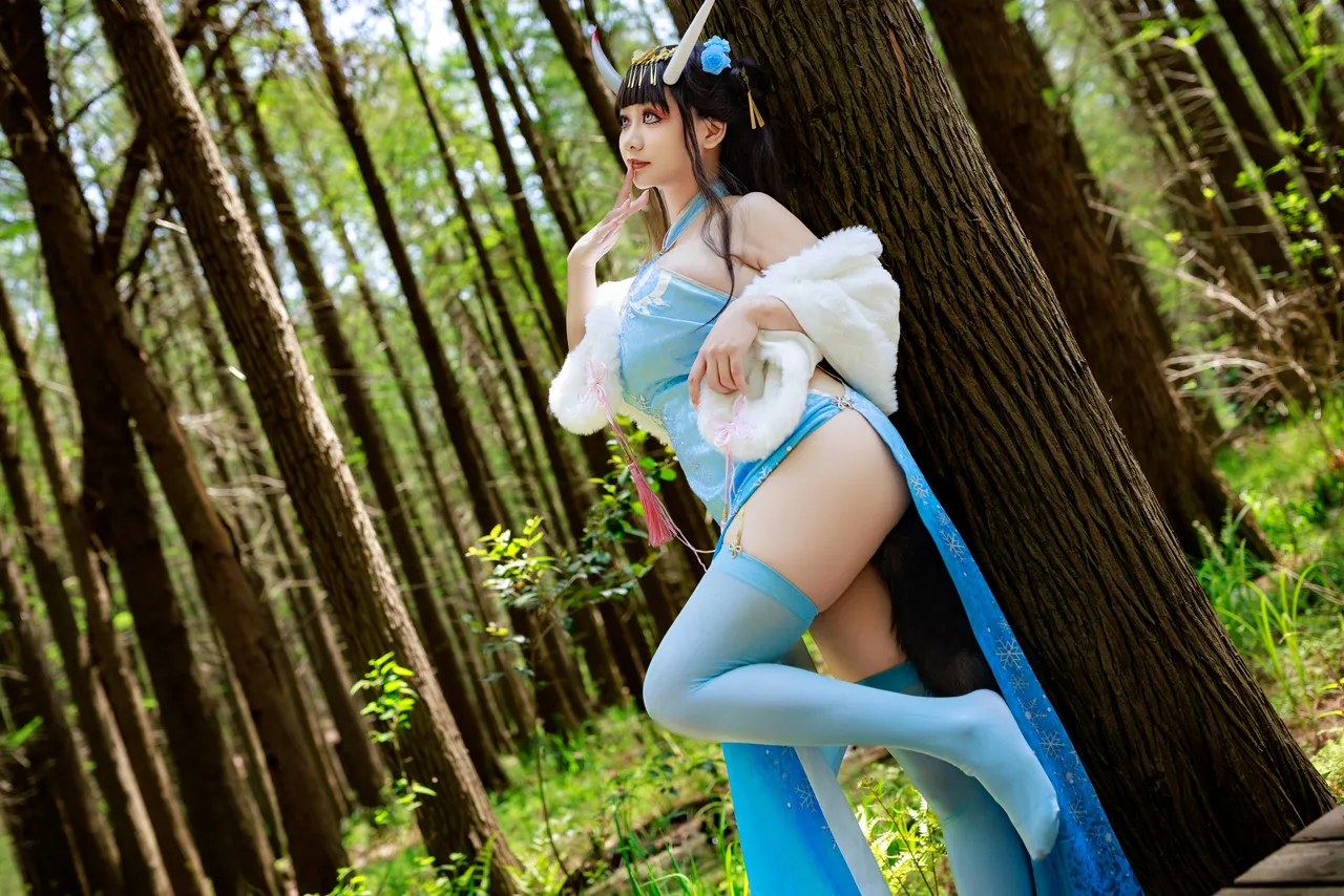 阿雪雪_yuki - 碧蓝航线 能代 旗袍-erohere29.webp