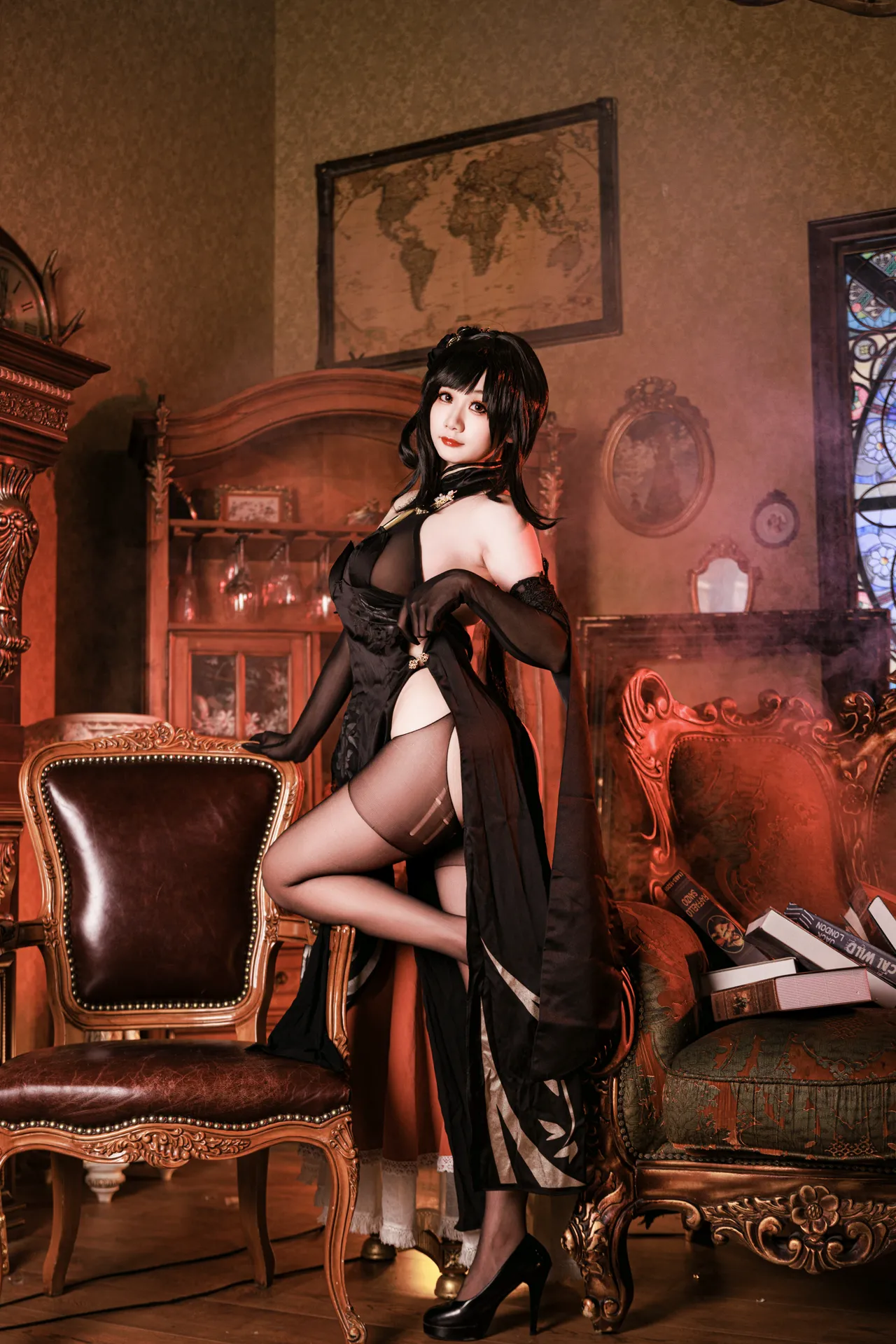阿雪雪_yuki - 碧蓝航线 镇海 旗袍-erohere24.webp