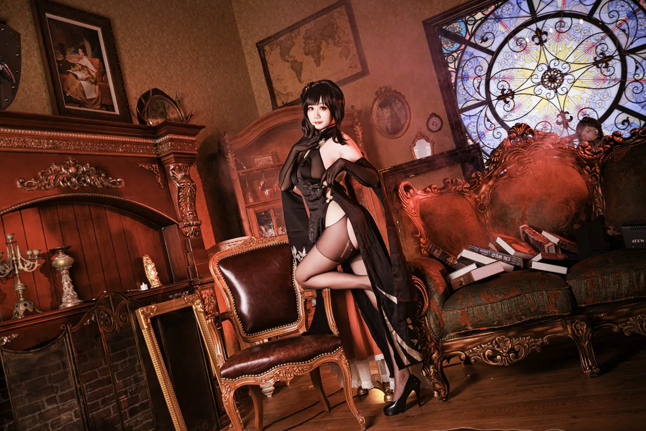 阿雪雪_yuki - 碧蓝航线 镇海 旗袍-erohere25.webp
