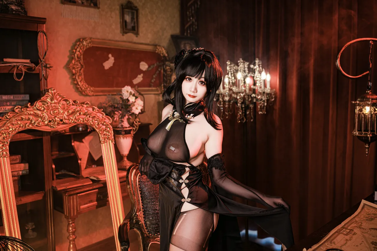 阿雪雪_yuki - 碧蓝航线 镇海 旗袍-erohere29.webp