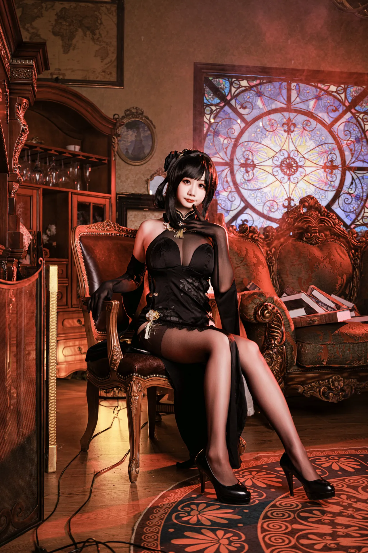 阿雪雪_yuki - 碧蓝航线 镇海 旗袍-erohere3.webp