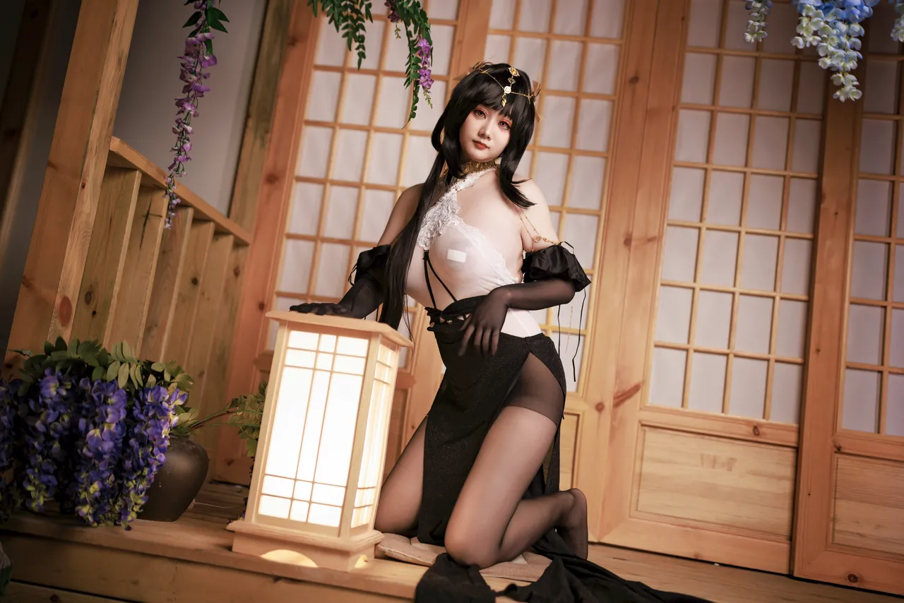 阿雪雪_yuki - 碧蓝航线 镇海 旗袍-erohere33.webp