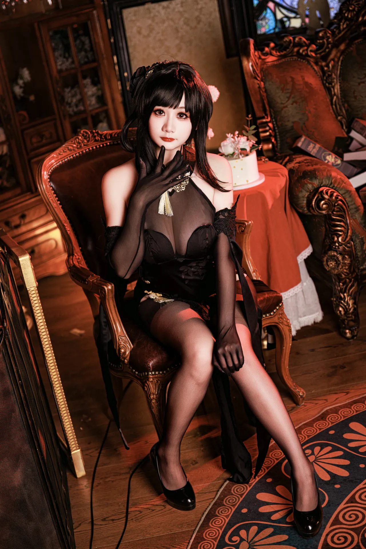 阿雪雪_yuki - 碧蓝航线 镇海 旗袍-erohere7.webp