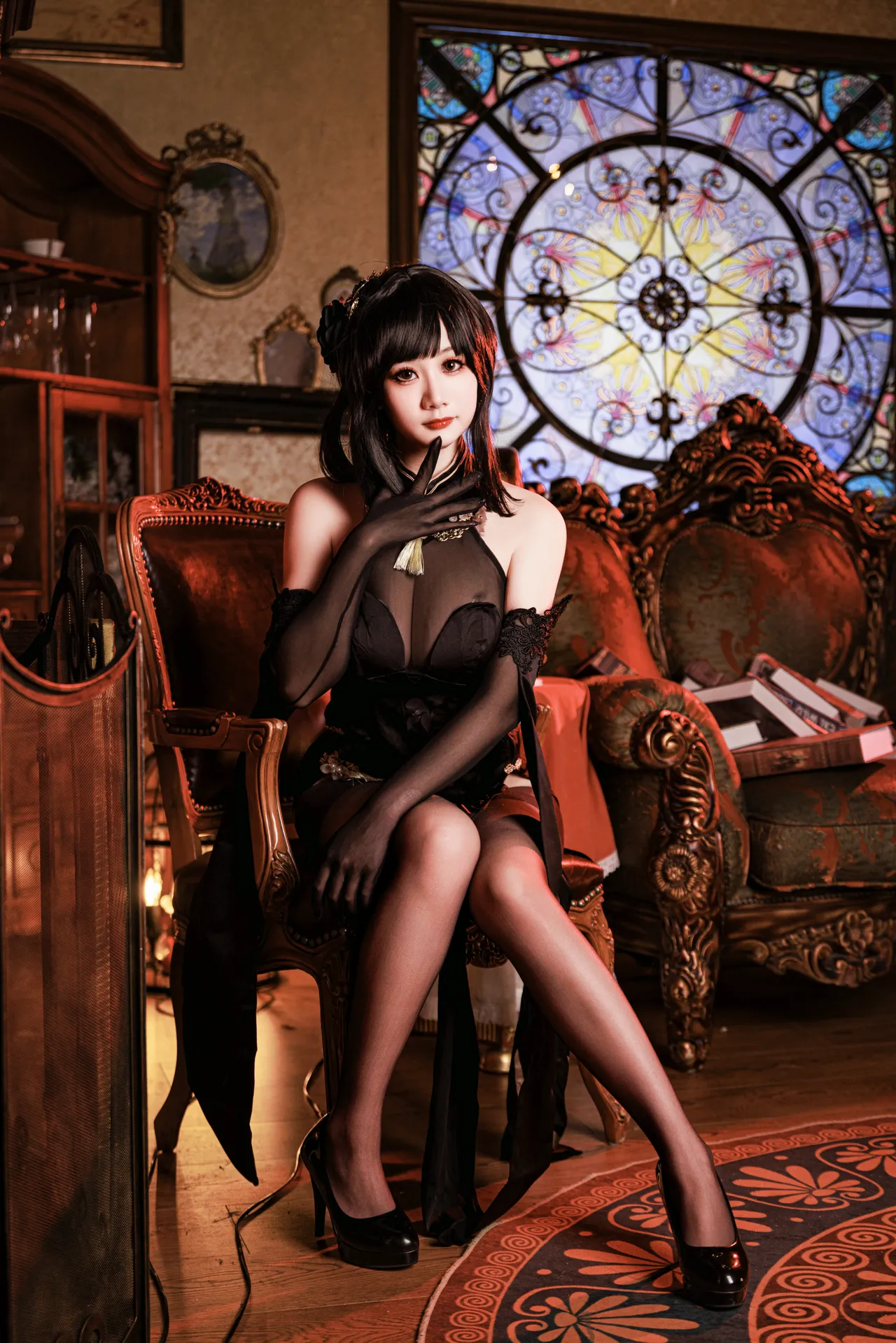 阿雪雪_yuki - 碧蓝航线 镇海 旗袍-erohere8.webp