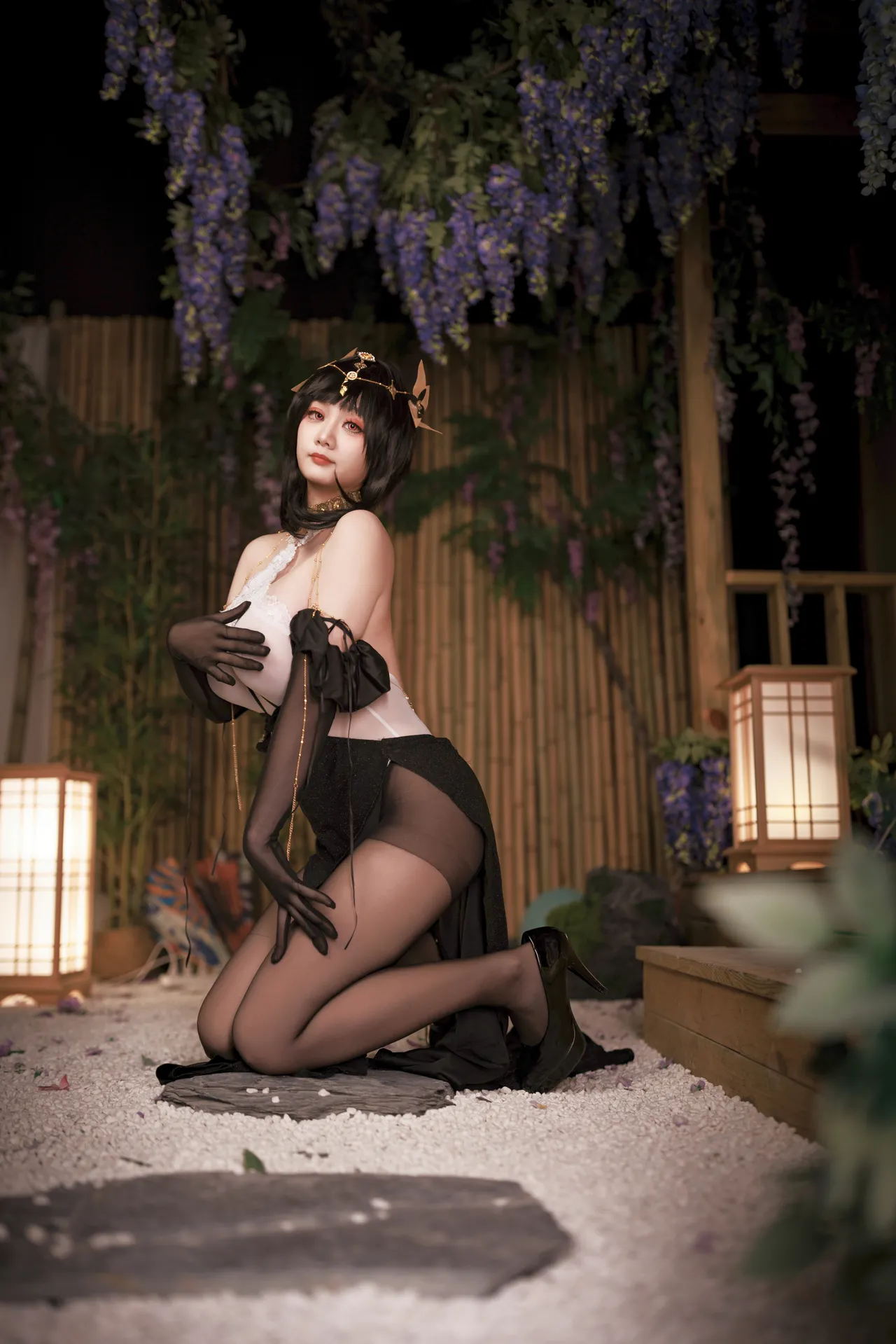 阿雪雪_yuki - 碧蓝航线 镇海 礼服-erohere3.webp