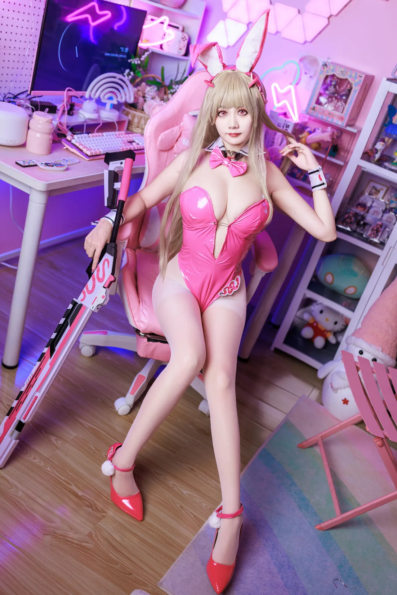 阿雪雪_yuki - 胜利女神：妮姬 毒蛇 兔女郎-erohere7.webp