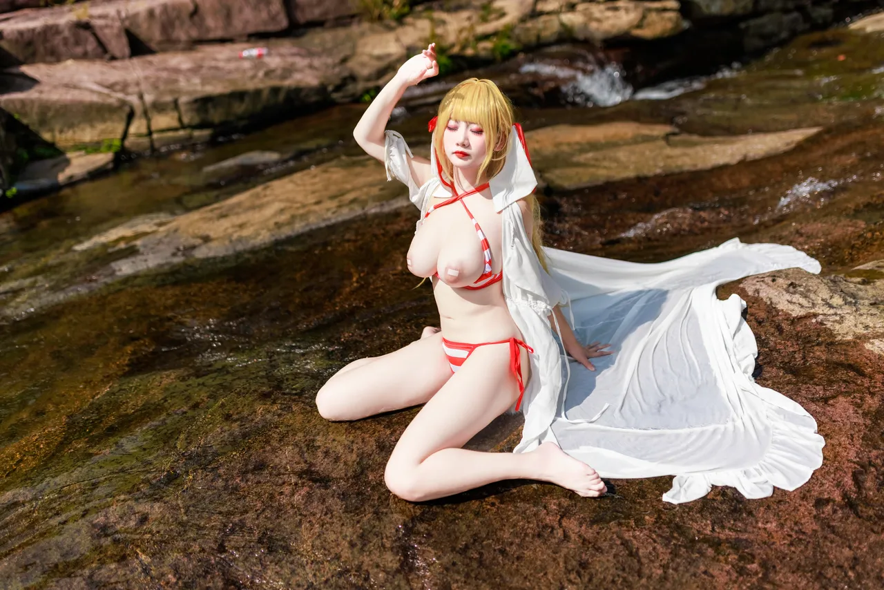 阿雪雪_yuki - FGO 尼禄 泳装-erohere19.webp