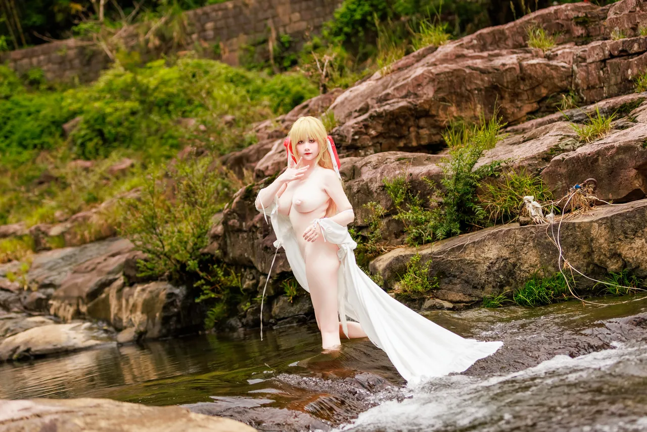 阿雪雪_yuki - FGO 尼禄 泳装-erohere58.webp