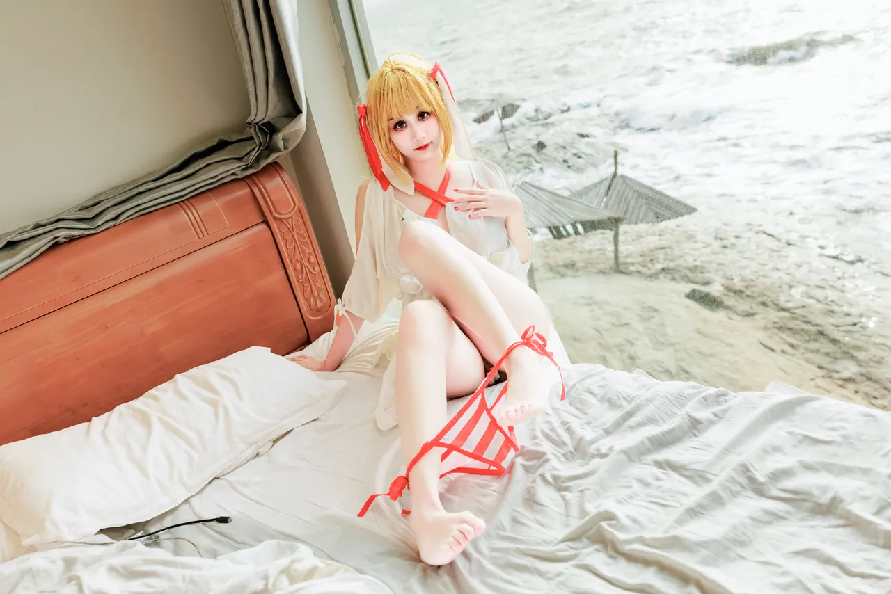 阿雪雪_yuki - FGO 尼禄 泳装-erohere7.webp