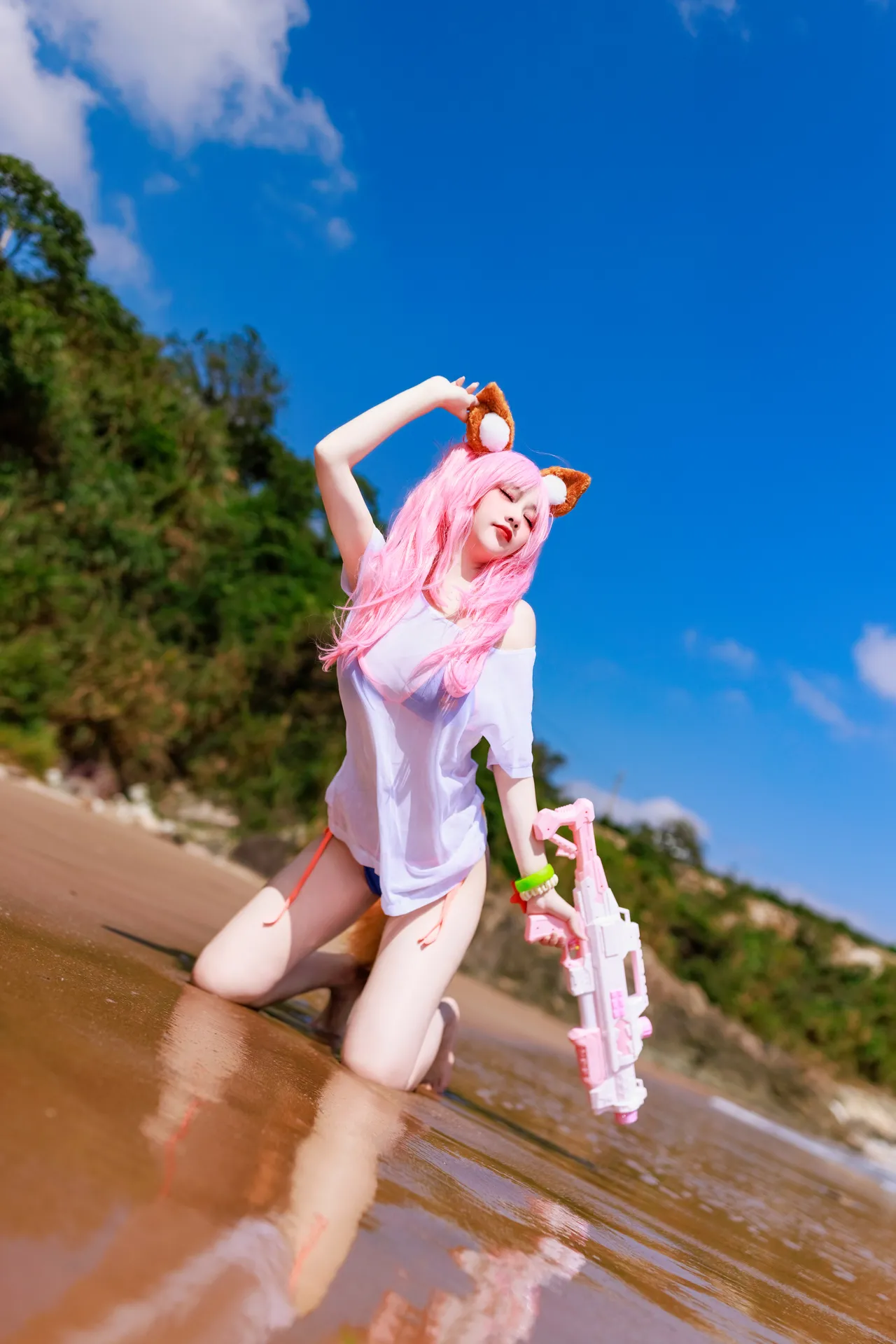 阿雪雪_yuki - FGO 玉藻前 泳装-erohere49.webp