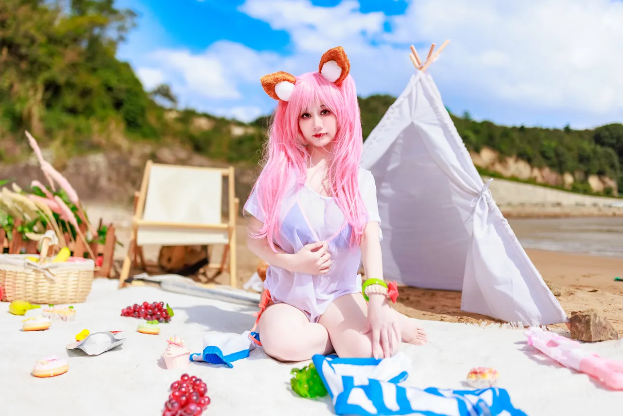 阿雪雪_yuki - FGO 玉藻前 泳装-erohere52.webp