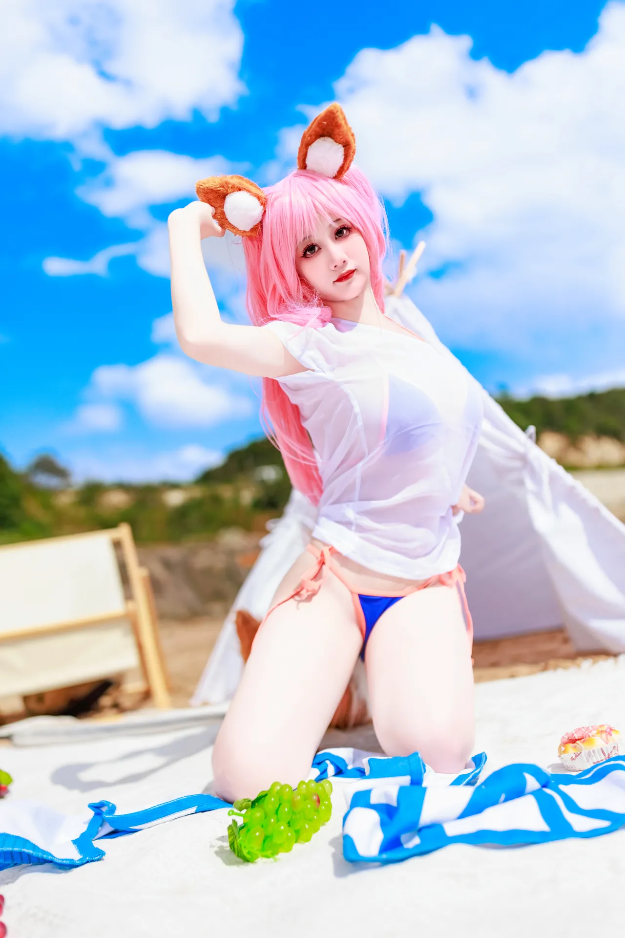 阿雪雪_yuki - FGO 玉藻前 泳装-erohere53.webp