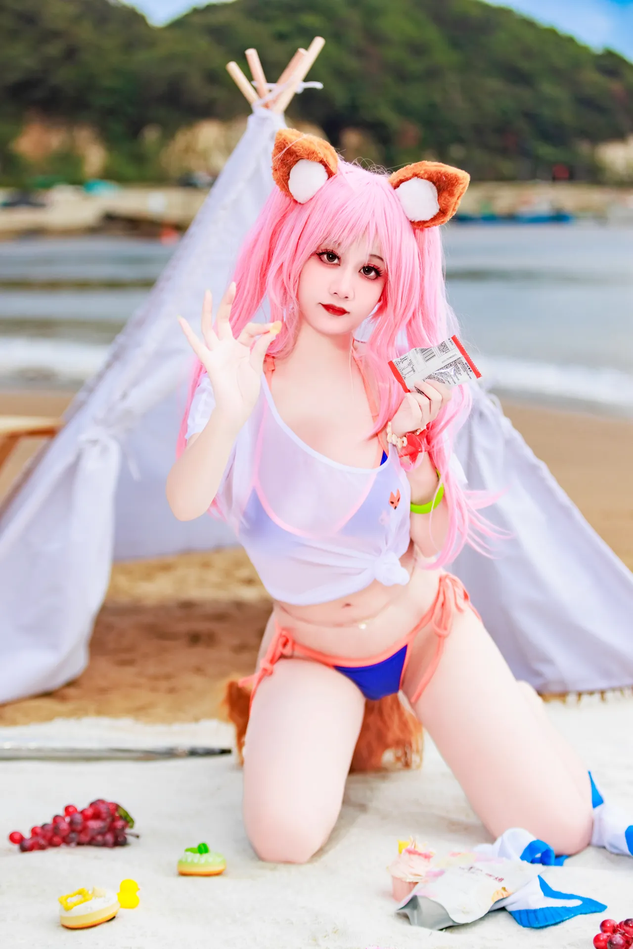 阿雪雪_yuki - FGO 玉藻前 泳装-erohere57.webp