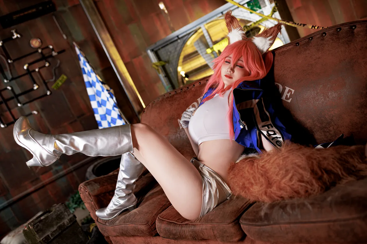 阿雪雪_yuki - FGO 玉藻前 赛车-erohere12.webp