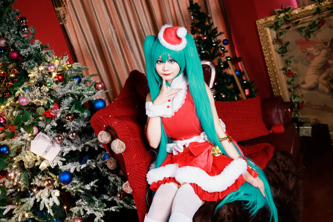 阿雪雪_yuki - VOCALOID 初音未来 圣诞-erohere10.webp