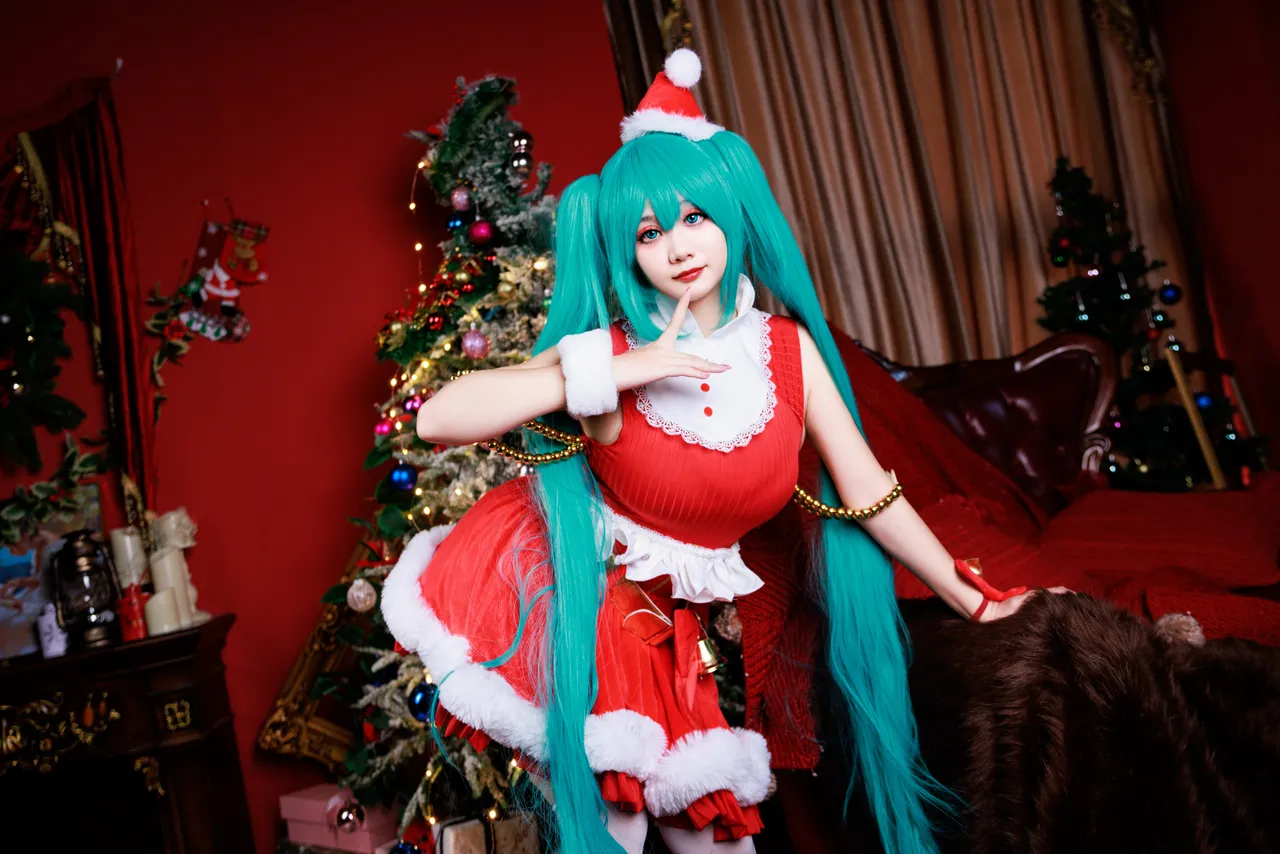 阿雪雪_yuki - VOCALOID 初音未来 圣诞-erohere20.webp