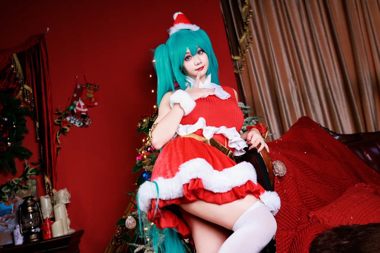 阿雪雪_yuki - VOCALOID 初音未来 圣诞-erohere21.webp