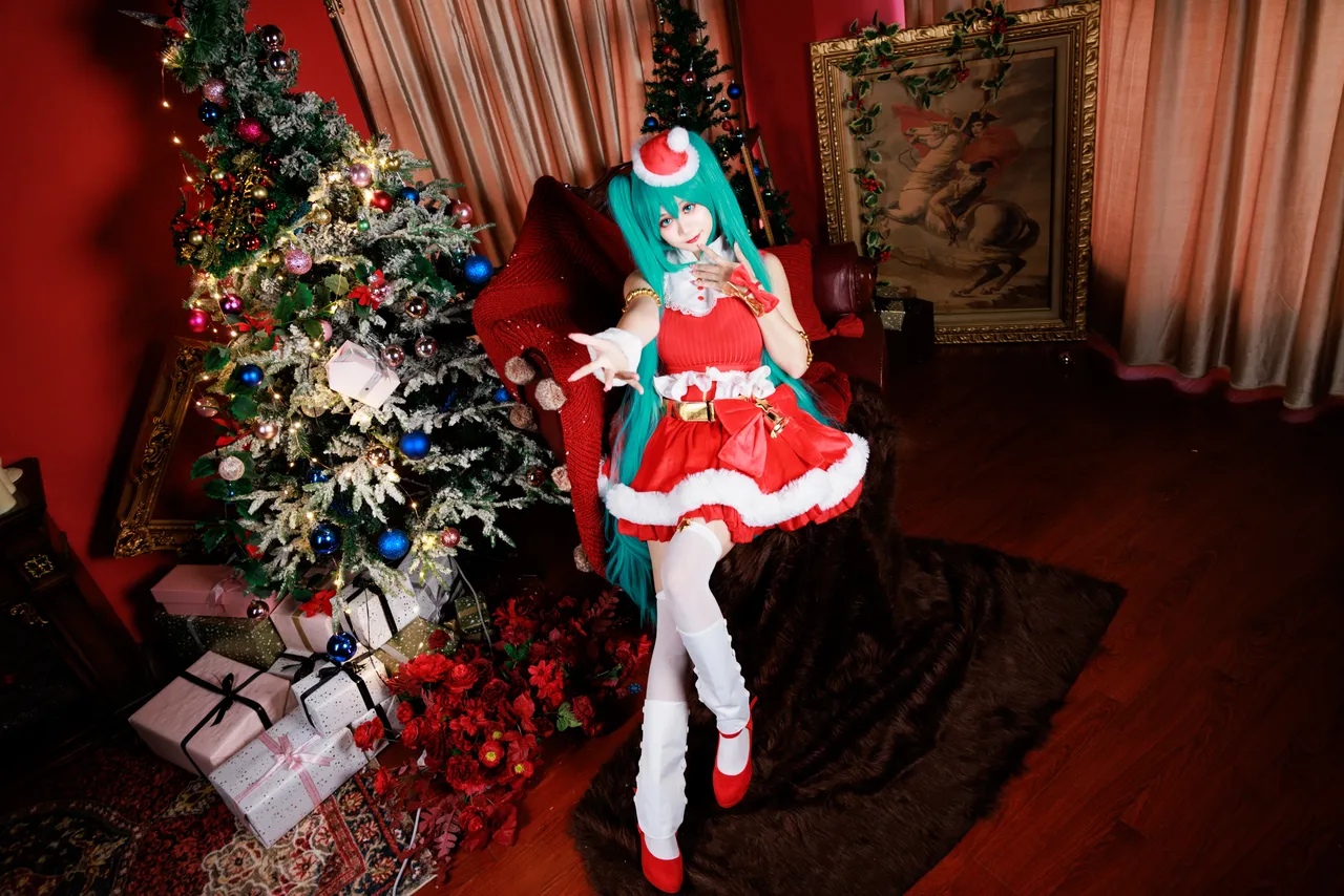 阿雪雪_yuki - VOCALOID 初音未来 圣诞-erohere9.webp
