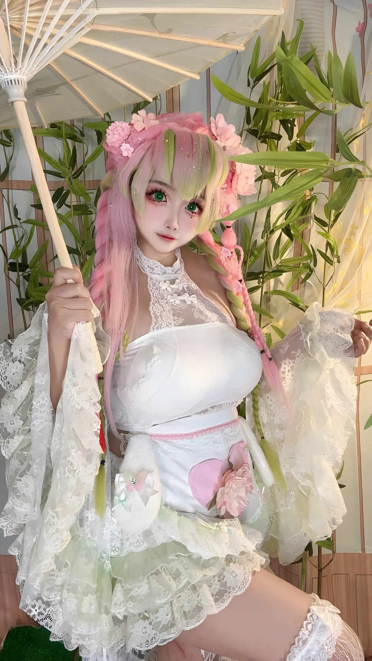 香草奶喵 - 鬼灭之刃 甘露寺蜜璃 女仆-erohere164.webp