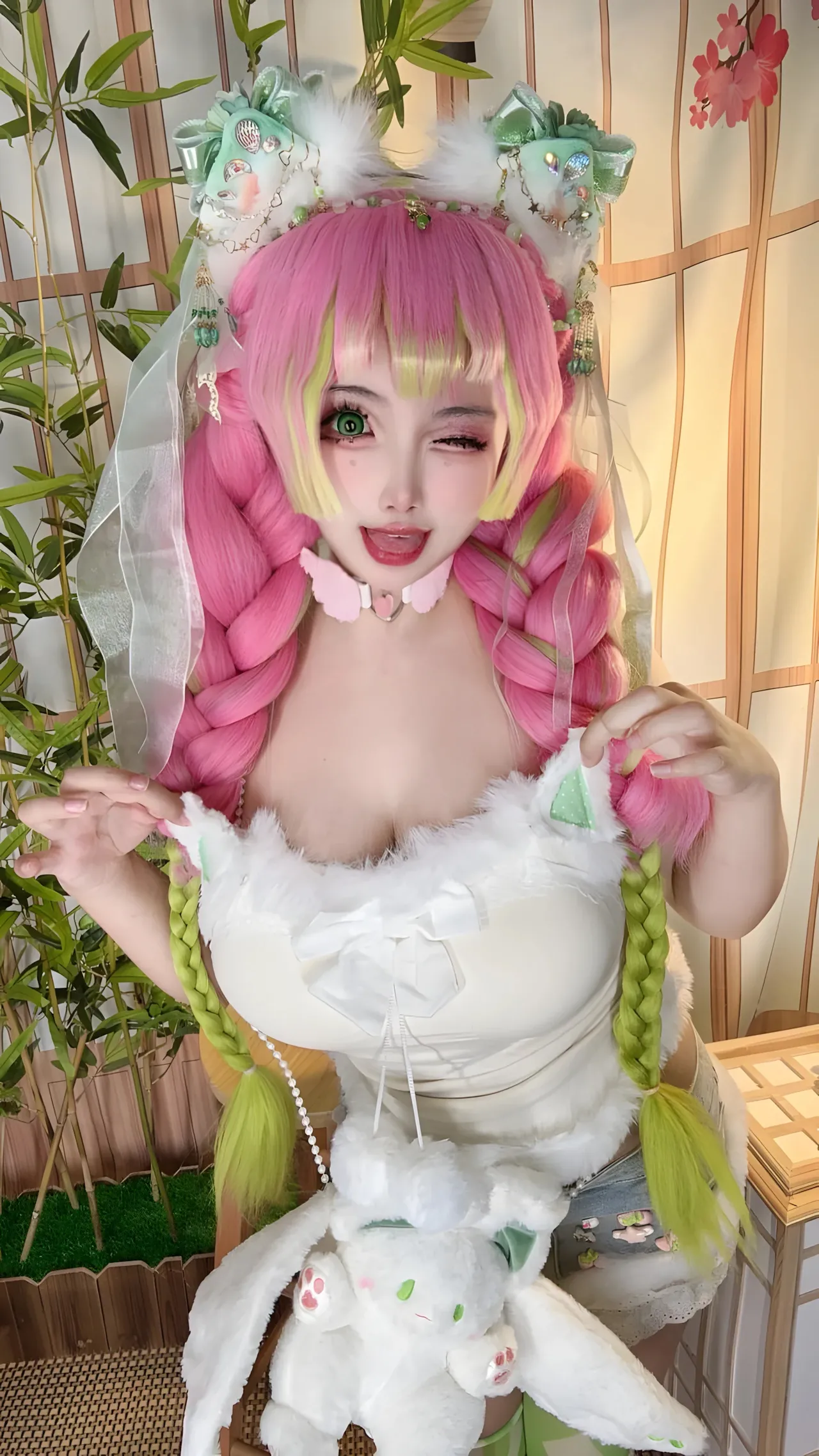 香草奶喵 - 鬼灭之刃 甘露寺蜜璃 女仆-erohere198.webp
