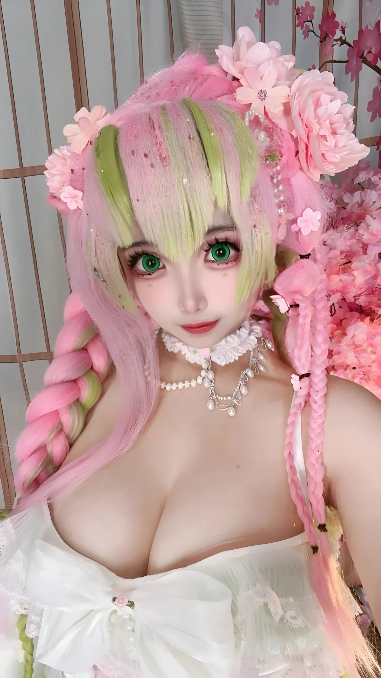 香草奶喵 - 鬼灭之刃 甘露寺蜜璃 女仆-erohere99.webp