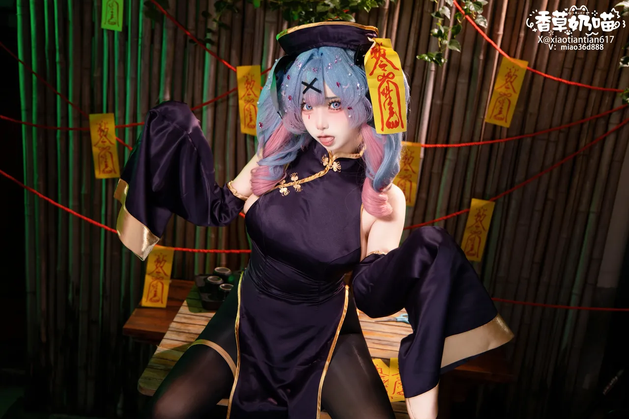 香草奶喵 - VOCALOID 初音未来 兔子洞小僵尸-erohere16.webp