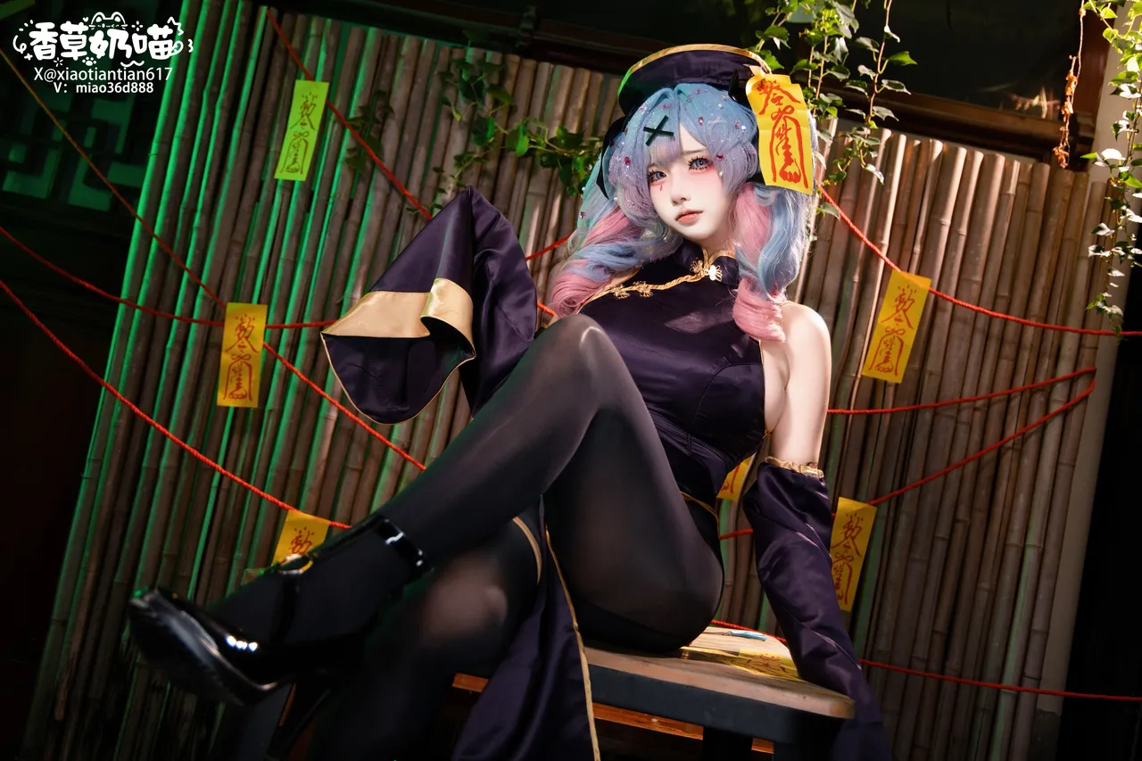 香草奶喵 - VOCALOID 初音未来 兔子洞小僵尸-erohere19.webp